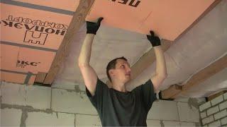 Комбо утепление для дома из газоблока экструдированным пенополистиролом (Пеноплэкс) и мин. ватой.