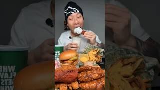 2am WINGSTOP  CR. shhhhimeating1 on instagram #asmr #mukbang #foodshorts #eatingshow