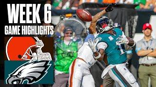 Browns vs Eagles | Week 6 Highlights