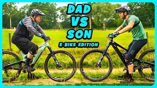Are E-Bikes Faster Than Normal Bikes? Dad VS Son (E-BIKE Edition)