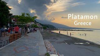 Platamon Pieria Greece  Walking Tour 2022