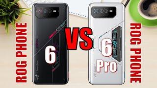 Asus ROG Phone 6 vs Asus ROG Phone 6 Pro 