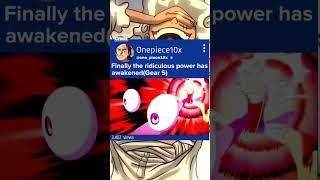 finally luffy gear 5 and joy boy return credit goes to one peice 10X