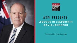 Lessons in Leadership: David Johnston