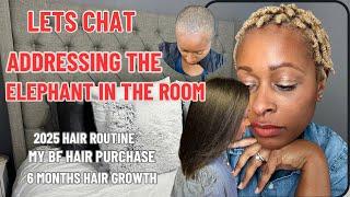 The simple Routine I am doing in 2025 to grow My hair back ! (My product selection)