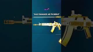 THE *MAX DAMAGE* AK-74 BUILD on WARZONE  #warzone #callofduty #bo6 #rebirthisland #cod #shorts