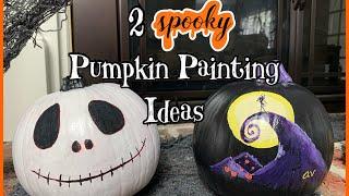 Pumpkin Painting Ideas  Nightmare Before Christmas  4Sure Family