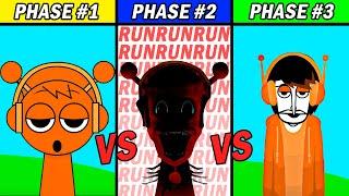 Phase 1 VS Phase 2 VS Phase 3 in Incredibox Sprunki