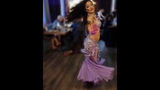 London Bellydancer Tevec performing at TARSHISH, Turkish restaurant