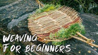 Catalan Tray/ Tension Tray Weaving Tutorial | Weaving natural materials | Weaving for beginners