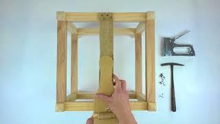 How to apply jute webbing with a web stretcher Mollies