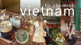 vietnam vlog  visiting ho chi minh, 4 day itinerary, vietnam cafes, local food, shopping +prices