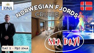 Cruising the Norwegian Fjords on P&O Iona - SEA DAY! Episode 2