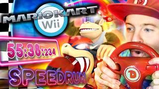 Mario Kart Wii SPEEDRUN (Skips + Ultra Shortcuts) | Domtendo Reaktion