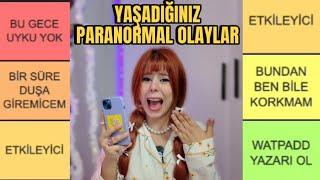 EVDE TEK BAŞIMA PARANORMAL HİKAYELERİ SIRALADIM I TİERLİST