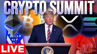 Crypto Summit LIVE!Trump Delivers White House Digital Asset Remarks