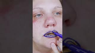 xmen makeup look wolverine lips tutorial