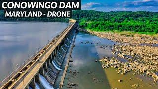 CONOWINGO DAM - MARYLAND DRONE