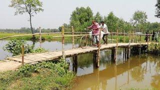 সখীপুরে নড়বড়ে সাঁকোতে ঝুঁকিপূর্ণ পারাপার। যে কোন সময় ঘটতে পারে দুর্ঘ*টনা