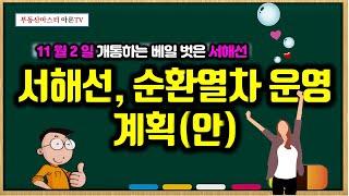 11월 2일 서해선 개통, 당진 철도시대 - 서해선과 순환열차 운영계획안 확정