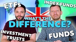 ETF vs Index Funds vs Investment Trusts vs Funds (what the difference?)