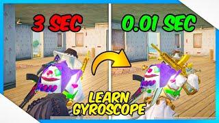 HOW TO LEARN GYROSCOPE QUICKLY IN 1 DAY FOR CLOSE RANGE | BGMI/PUBG MOBILE GUIDE