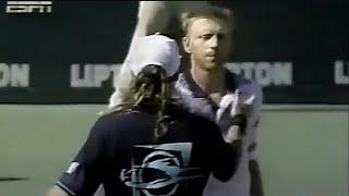 Andre Agassi vs Boris Becker 1994 Miami R3 Highlights