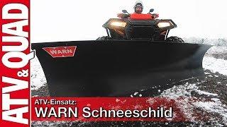 ATV-Einsatz: Warn Schneeschild