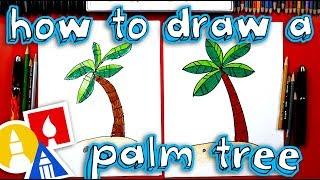 How To Draw A Palm Tree 