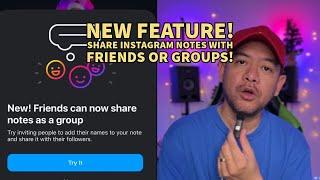 New Feature: Share Instagram Notes with Friends or Groups!
