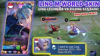 LING M-WORLD SKIN!! Ling Levimlbb vs Zilong 515 (Who Will Win?!) | Ling Fasthand Gameplay - MLBB