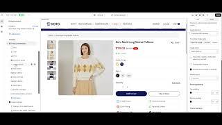 Koto shopify theme product page customization