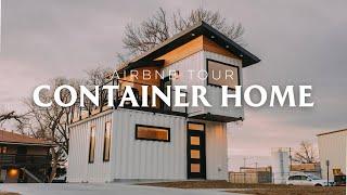 3 20ft Shipping Container Tiny House // Shipping Container Home Tour Airbnb!