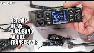 Retevis RT-95 Dual Band Mobile Transceiver Review - Ham Radio Q&A