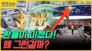 [사사건건] 환율이 미쳤다! 왜 그런걸까? (정철진)