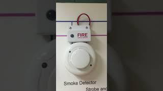 Asenware AW EI102 Fire Alarm Entrance Indicator Test Video