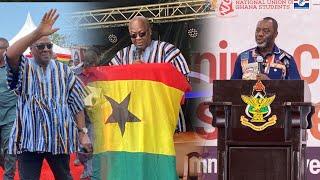 How John Mahama storms Kwame Nkrumah 115th Birthday in Nkroful and Throw Jabs at NAPO . FIREWORKS