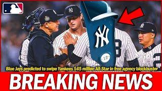 Blue Jays predicted to swipe Yankees $45 million All-Star in free agency blockbuster! MLB NEWS TODAY