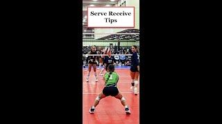 Volleyball Serve Receive Tutorial by Delaney Moon. Serve receive tips. #dmoon #libero #volleyball