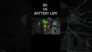 #shorts 8k vs Battery life (DIO VS KAKYOIN)