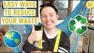 EASY WAYS TO REDUCE WASTE | ZERO WASTE FOR BEGINNERS | MEGHAN HUGHES