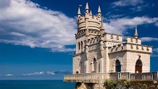 Ласточкино гнездо Крым. Аэросъёмка. Фильм история. Swallow's nest-Aerial video