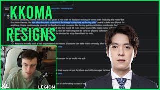 kkOma RESIGNED From Team Korea?