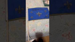 autographed medieval times blue knight flag #medieval #shortvideo #shorts #fyp #viral #shortsfeed