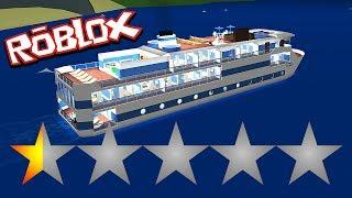 MAKING THE WORST RATED CRUISE in Cruise Ship Tycoon! // Roblox