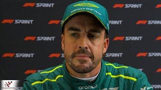 Fernando Alonso: We didn’t have the pace | Sprint Quali Interview 2024 Sao Paulo GP