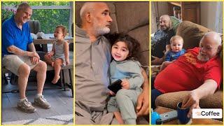 Babies Love Grandpa || Adorable Moment Between Baby And Grandpa