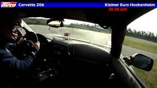 Corvette Z06 Hockenheim Onboard sport auto Test Rundenzeit Kleiner Kurs