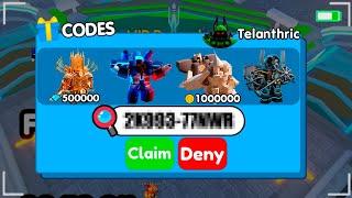 Add codes to the best units??? Toilet Tower Defense