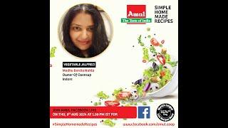 Chef Madhu Bordia Nahta, Episode 7989: #SimpleHomemadeRecipes Facebook Live